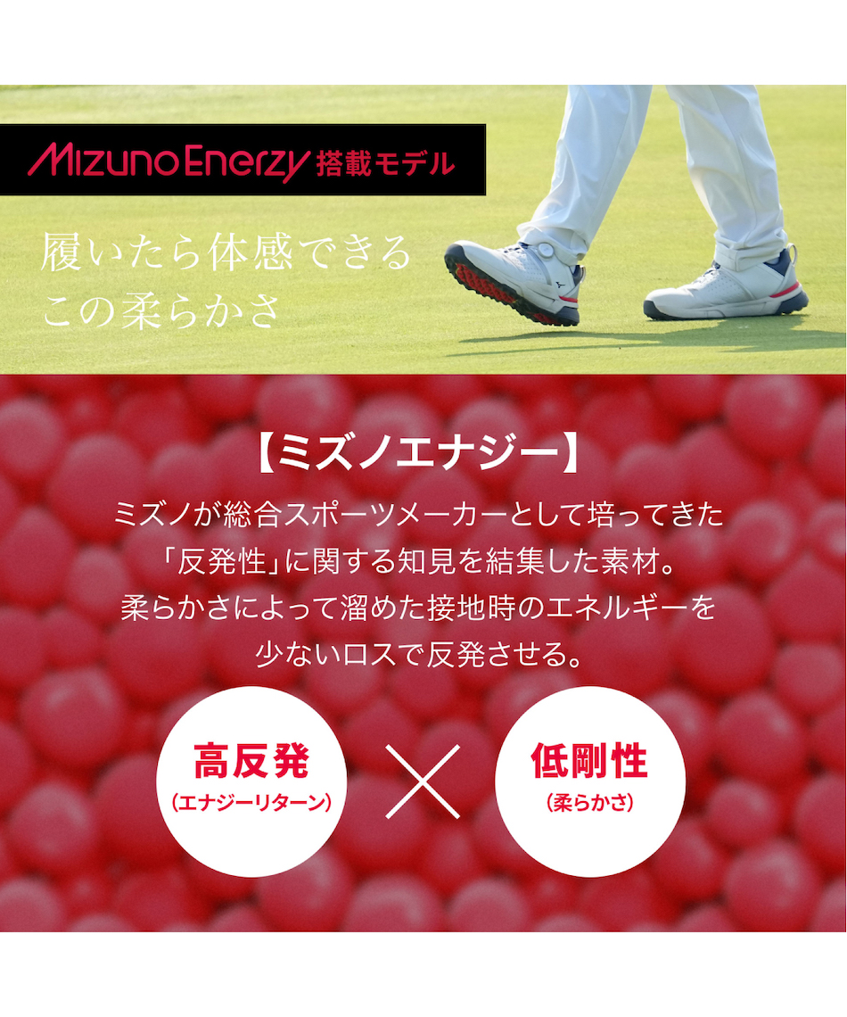 ゴルフシューズ スパイクレス ハザードエナジー ボア 防水 51GQ2501
