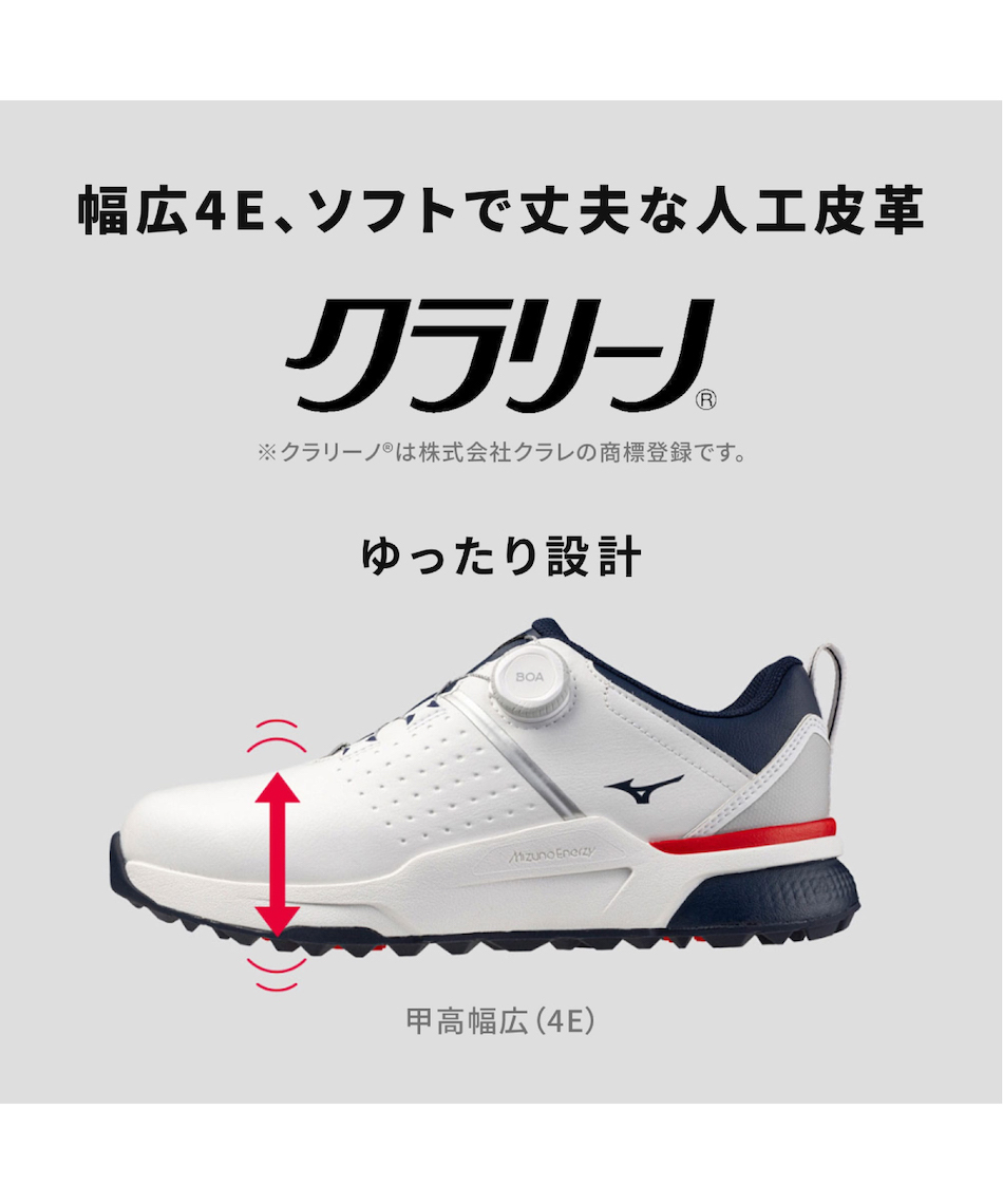 ゴルフシューズ スパイクレス ハザードエナジー ボア 防水 51GQ2501