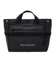 TRAV IS MATHEW（トラヴィスマシュー）ミニトートバッグ　白黒 TRAVISMATHEW トラヴィスマシュー ゴルフ ラウンドバッグ RTM