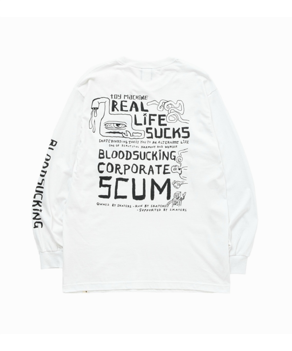 トイマシーン(TOY MACHINE) Tシャツ 長袖 NEVER ENDING LS T TMPFLT2