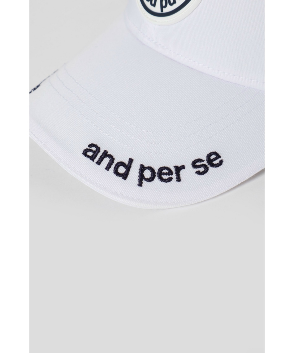 アンパスィ(and per se) ゴルフ キャップ ツイルキャップ