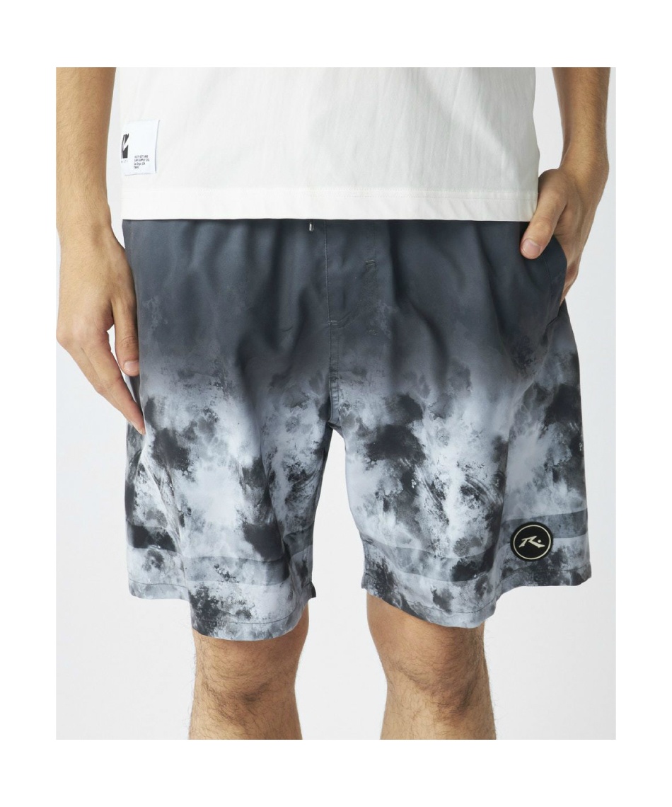 ラスティ(RUSTY) サーフパンツ グラデーションパネルタイダイ柄