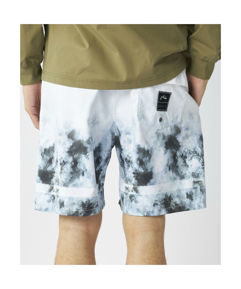 ラスティ(RUSTY) サーフパンツ グラデーションパネルタイダイ柄