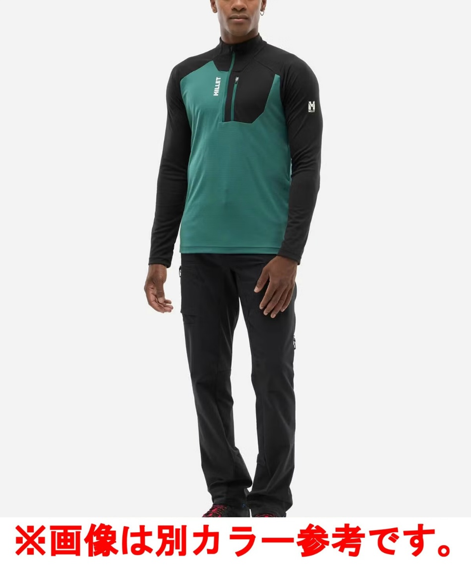 ミレー(MILLET) Tシャツ 長袖 カメット ジップTシャツ ロング