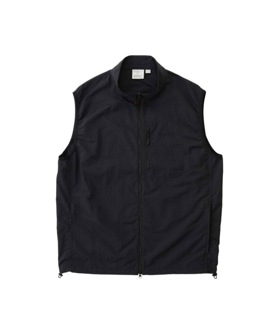 グラミチ ナイロンベスト ブラック GRAMICCI グラミチ(Gramicci) ベスト ナイロンベスト NYLON VEST G5SU