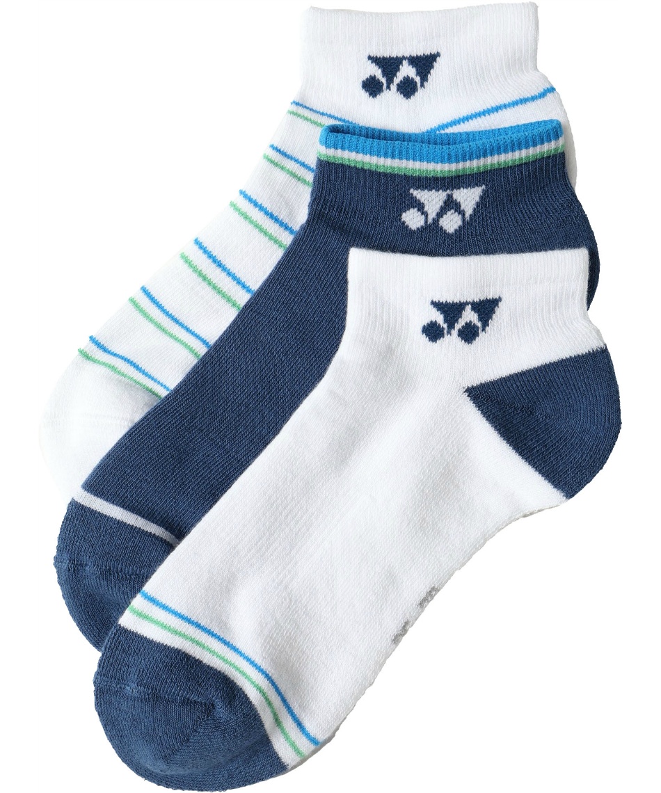 ヨネックス(YONEX) ソックス 3足組 限定メンズスニーカーインソックス