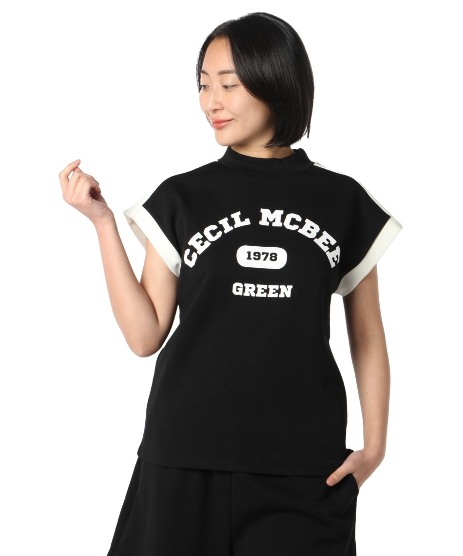 l|Cg60pt 40% OFF^SALE yzZV}Nr[ O[(CECIL McBEE green) StEFA xXg XEFbgxXg CGS25108SW y2025Ntăfz fB[X BK Si1j