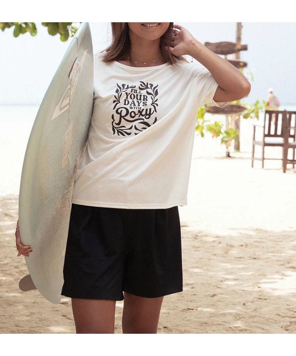 ロキシー(ROXY) 水着 ビキニ ARTSY FLORAL ウィメンズ ラッシュTシャツ