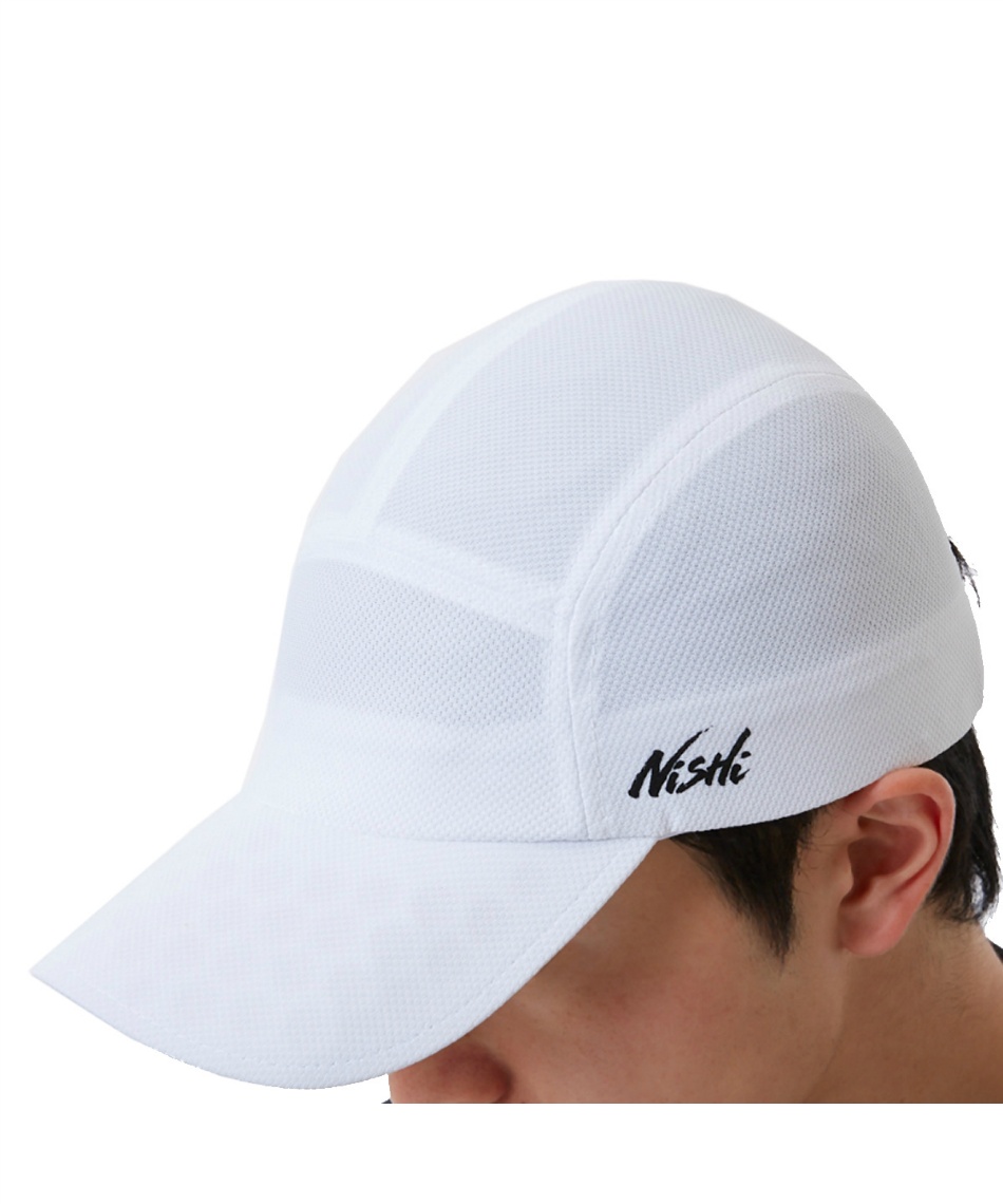⚠️専用です⚠️RILYキャップ白 ニシスポーツ(NISHI) 帽子 キャップ フレキシブルランニングキャップ