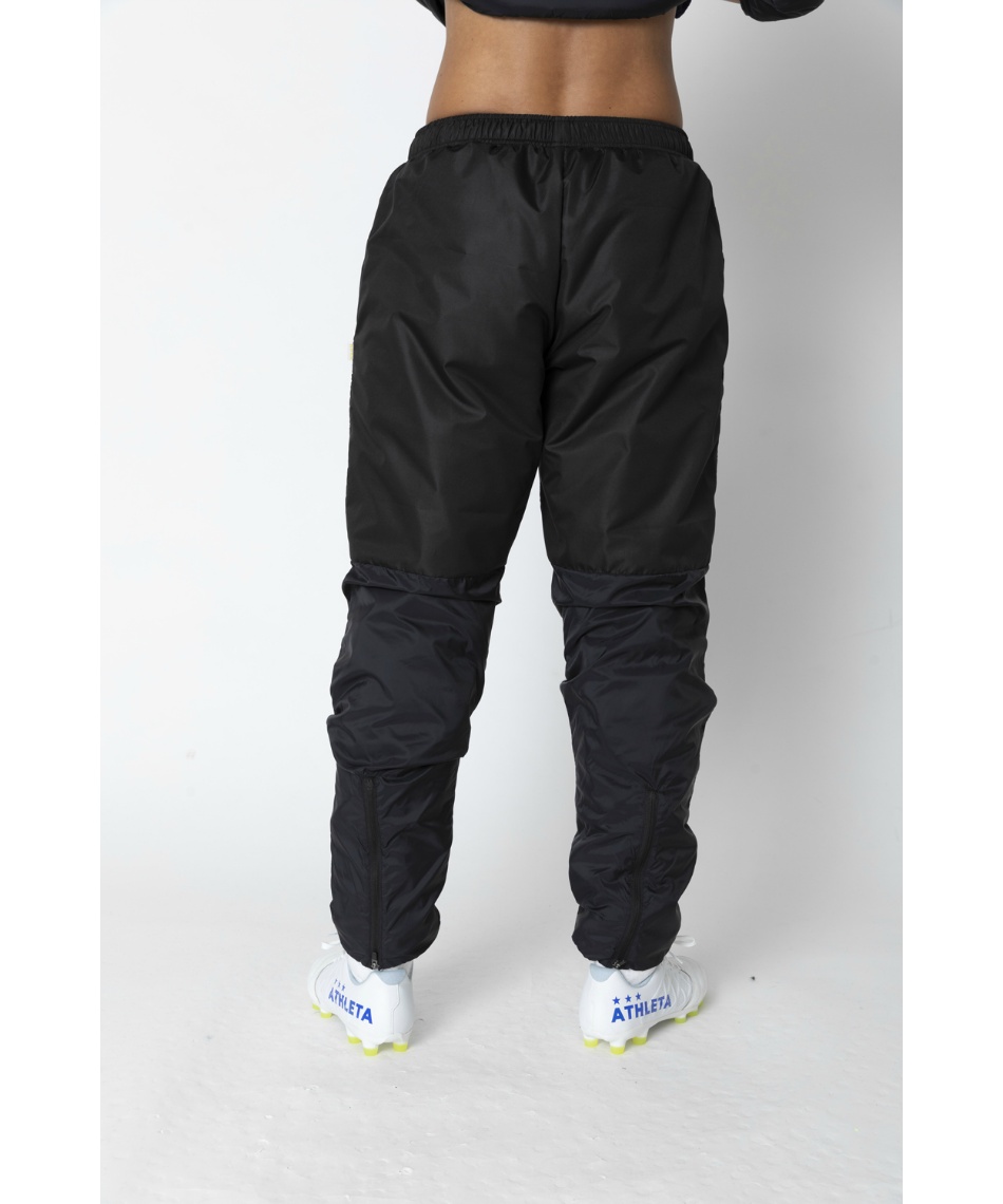 ATHLETA ブラック ウィンドブレーカー トラックパンツ セット アスレタ(ATHLETA) サッカーウェア ウインドブレーカーパンツ