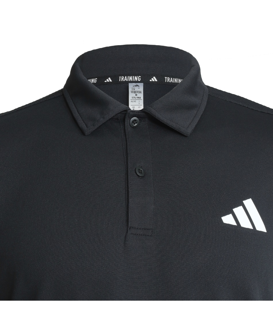 adidas 黒ポロシャツ adidas 野球 ポロシャツ メンズ 半袖 アディダス トレイン