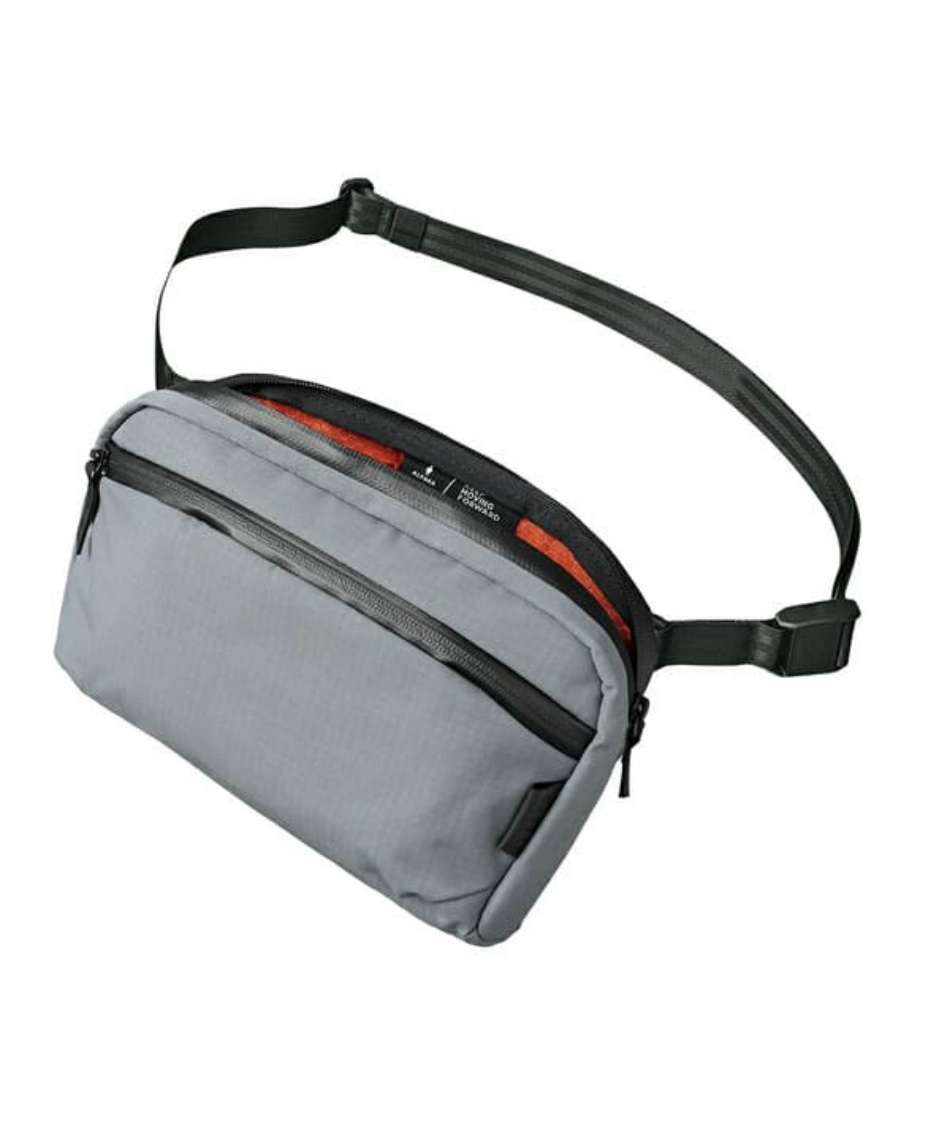 �l���|�C���g85pt �y���������z�A���p�J(ALPAKA) �V�����_�[�o�b�O FLIGHT SLING 4129 �����Y ���f�B�[�X GRAY