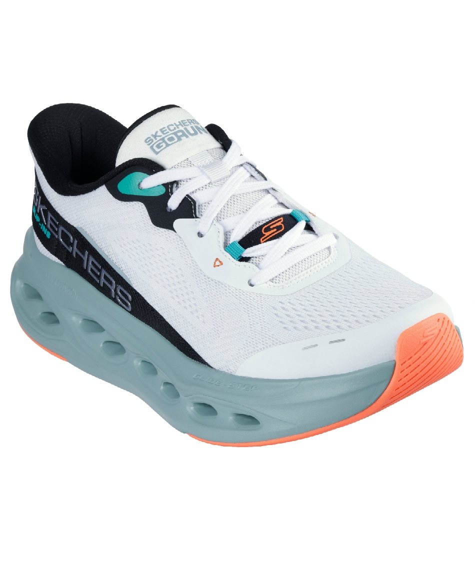 【早い者勝ち！】新品　スケッチャーズ　シューズ　チャコール×グリーン 24.5 SKECHERS スケッチャーズ skechers メンズ スニーカー 新作 50代