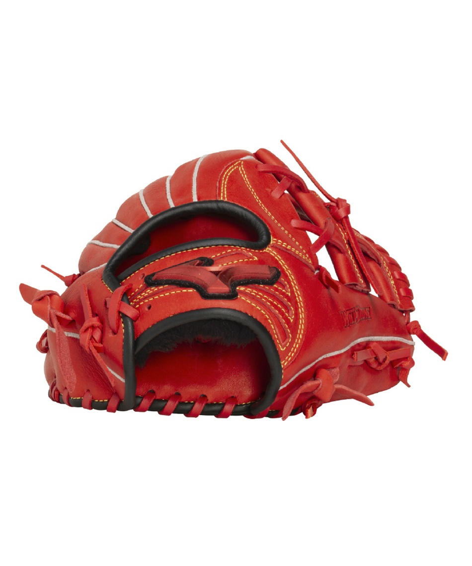 レア! JINCUP-URUSHI HYBRID 赤 RED / M ミズノ(MIZUNO) 野球 少年軟式グローブ オールラウンド用 軟式用WILL