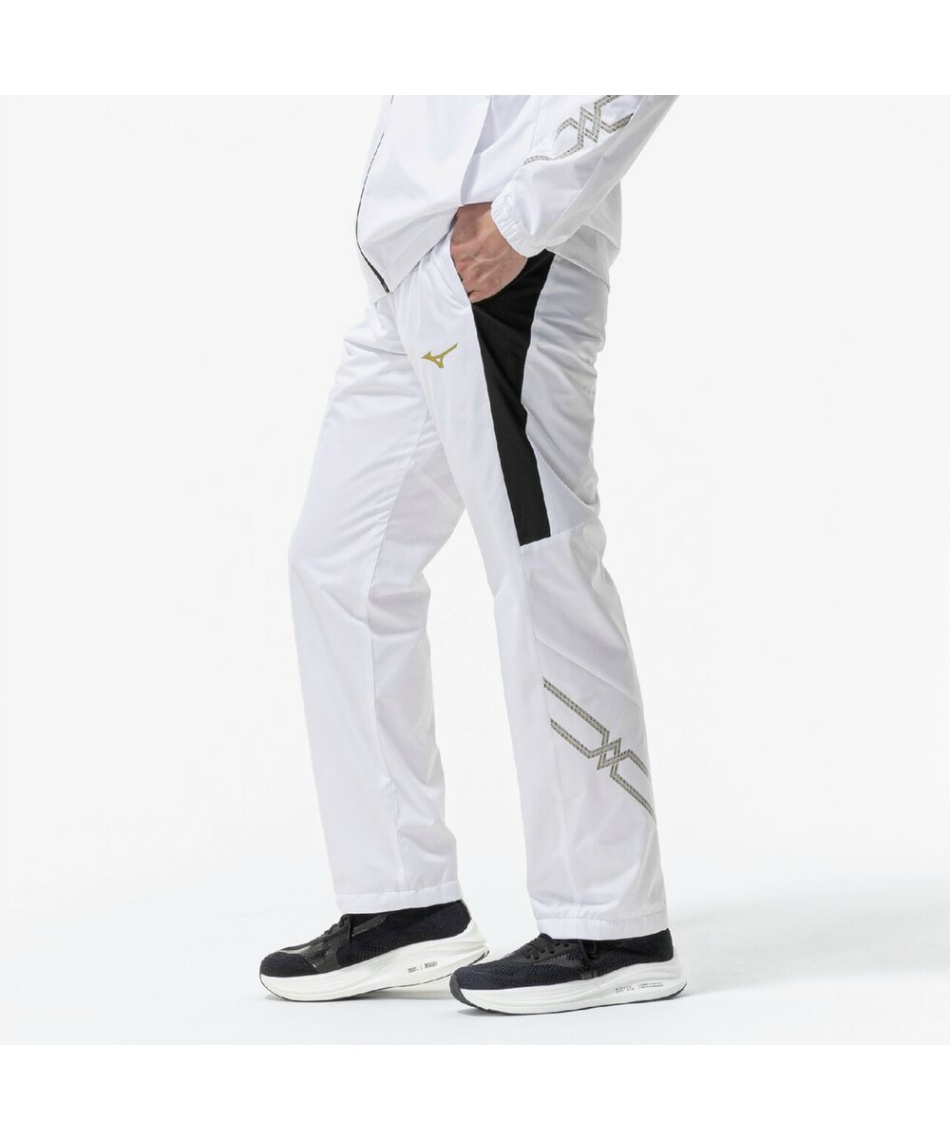 ミズノ(MIZUNO) ウインドブレーカー パンツ 吸湿発熱 ウインド