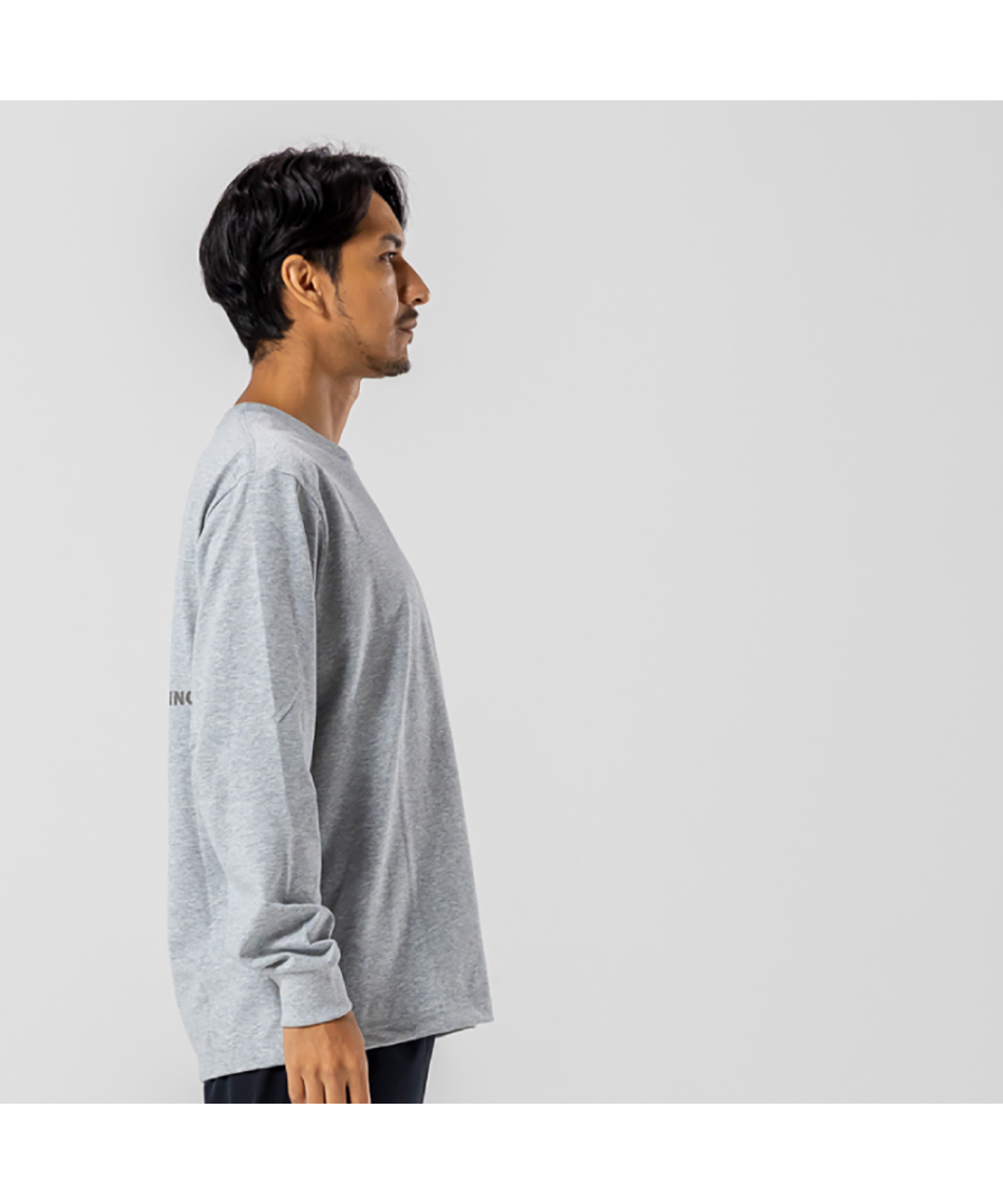 Tシャツ 長袖 ロングスリーブバックスクエアロゴティー NT32442-ZZ
