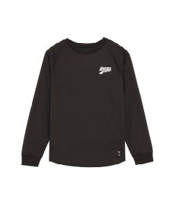 獲得ポイント54pt 【送料無料】プーマ(PUMA) バスケットボール 長袖シャツ シンプル スモール ロゴ 長袖 Tシャツ 633379-01 メンズ 01PUMA BK L