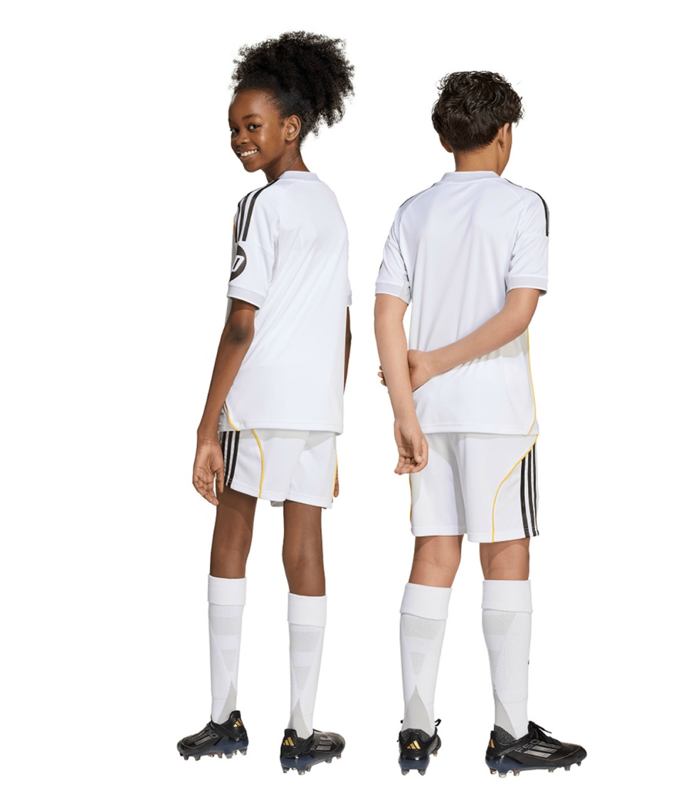 【希少】adidas レアル・マドリードTシャツパンツセットウエア140cm レアル・マドリード 24/25 ホームショーツ キッズ - キッズ