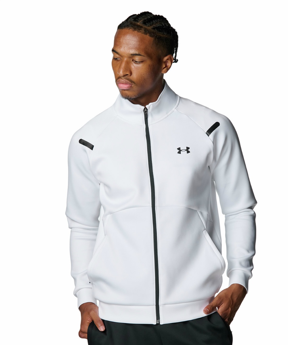 Under Armour トレーニングジャケット ＸＬホワイト スポーツウェア ジャージ ジャケット UA ARMOUR KNIT TRACK JACKET