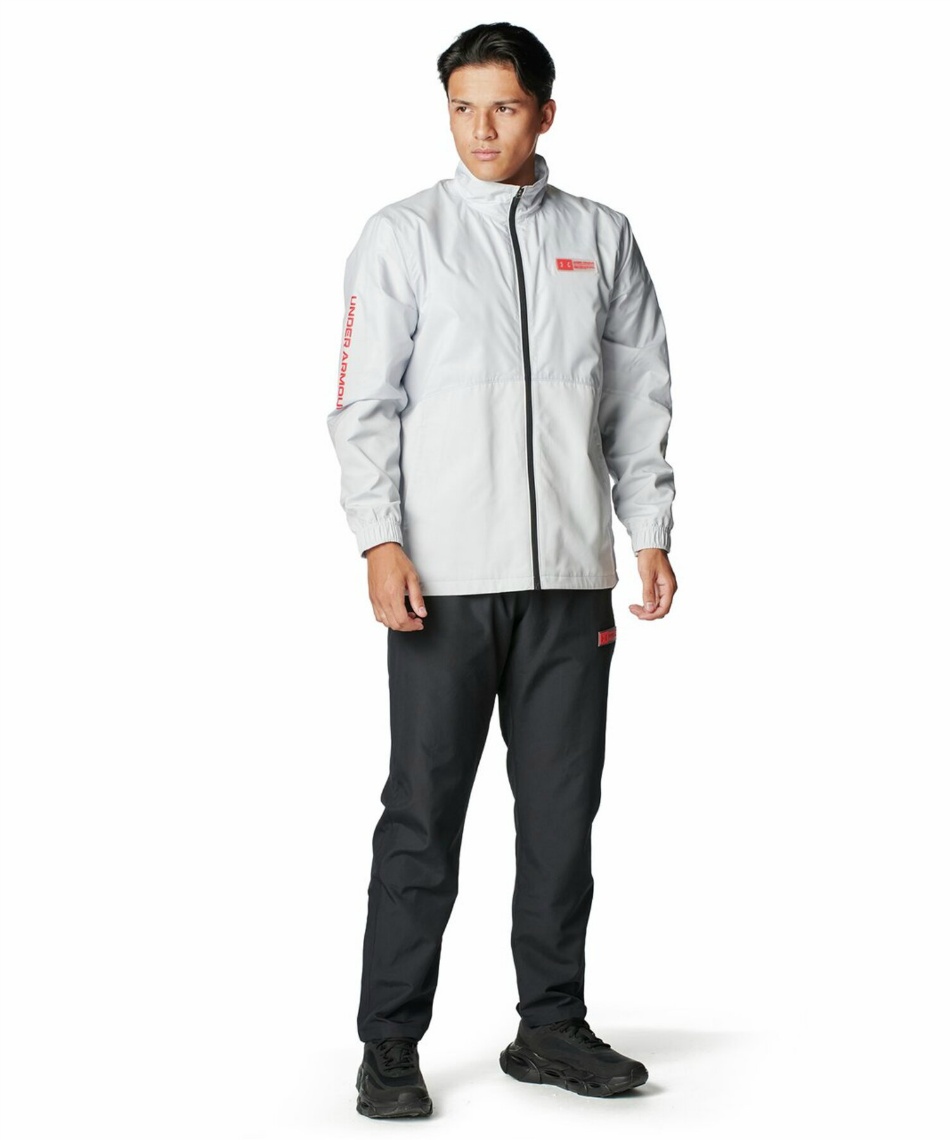 ウインドブレーカー ジャケット UAトリコット ラインド ウーブン