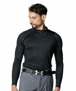 l|Cg47pt 5% OFF^SALE A_[A[}[(UNDER ARMOUR) St A_[EFA  UA HEATGEAR FITTED NOVELTY LONG SLEEVE MOCK NECK SHIRT 6007920-001 Y 001 LG