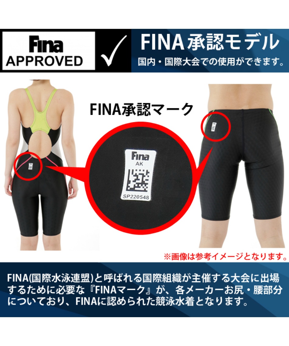 スピード(Speedo) FINA承認 競泳水着 フレックスシグマカイミニ