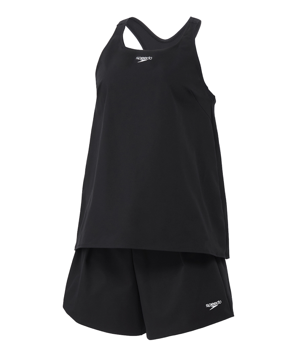 Speedoエアパ⚫︎セパレート水着⚫︎タンクトップとショートパンツ Speedoエアパ⚫︎セパレート水着⚫︎タンクトップとショート