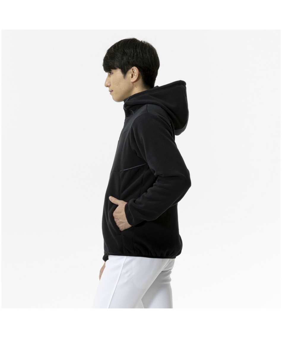 ミズノ フリースフーディ（厚手） 野球 グランドコート 12JECK2709 ミズノ(MIZUNO) 野球 フリース パーカー フリースフーディ 厚手