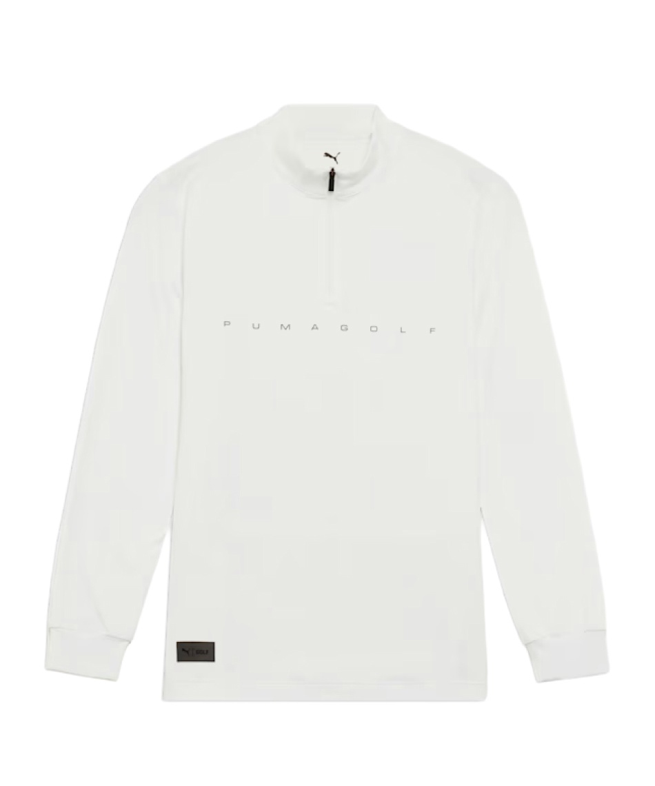 獲得ポイント95pt 【送料無料】プーマ(PUMA) ゴルフウェア 長袖シャツ PB ハーフジップ 長袖 ハイネック シャツ 635787 【2025年秋冬モデル】 メンズ 03 M