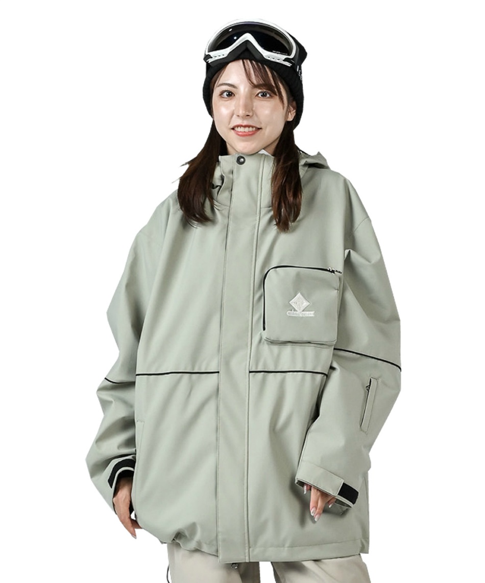 獲得ポイント226pt 【送料無料】グラバークリーク(GRAVER CREEK) スノーボードウェア ジャケット SNB JACKET GC-8502 【25-26 2026モデル】 メンズ レディース 50ライトセージ S