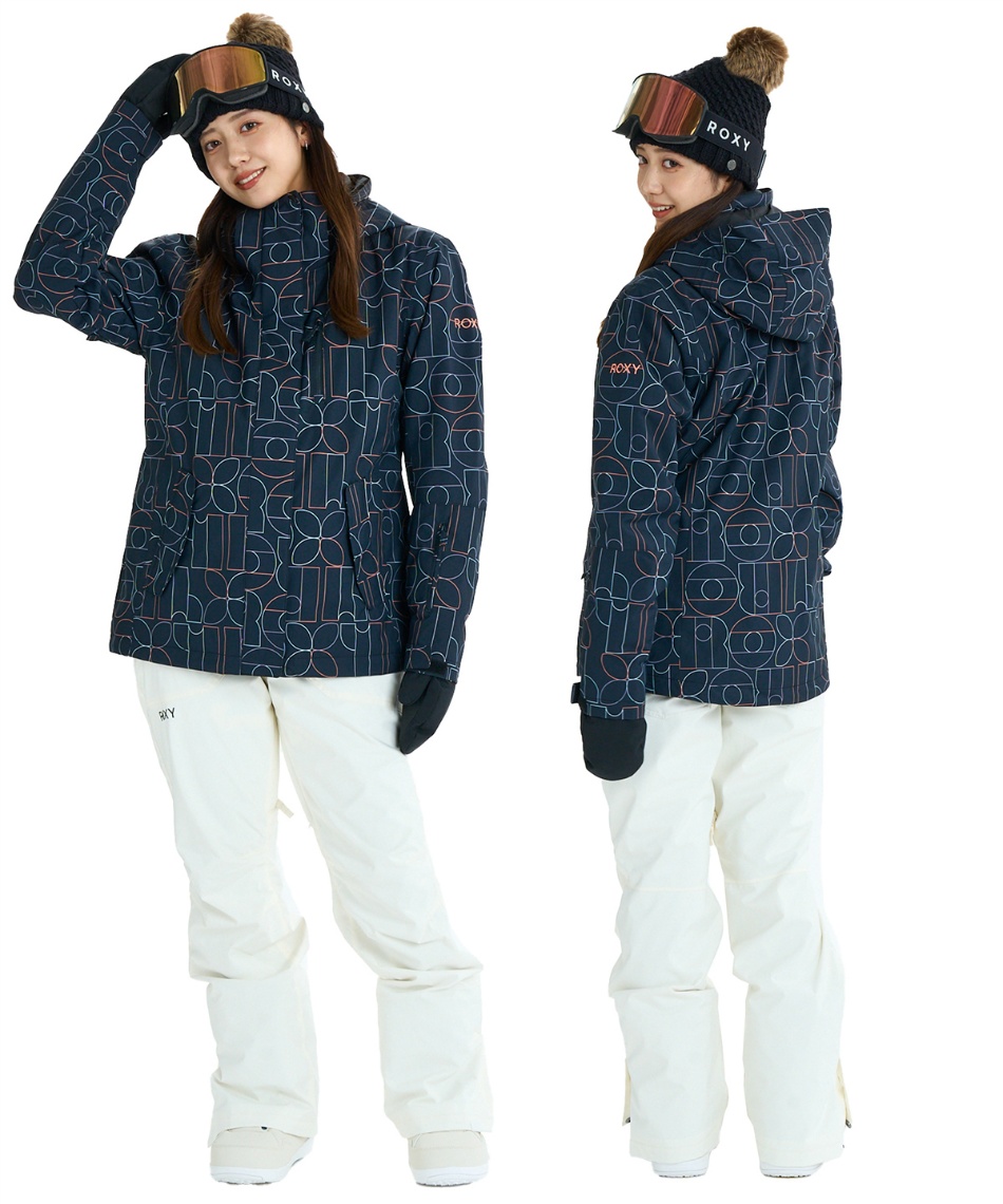送料無料 新品 ROXY JET SKI JK＆SYMBOL SKI PT M ロキシー(ROXY) スノーボードウェア ジャケット JETTY NP JK