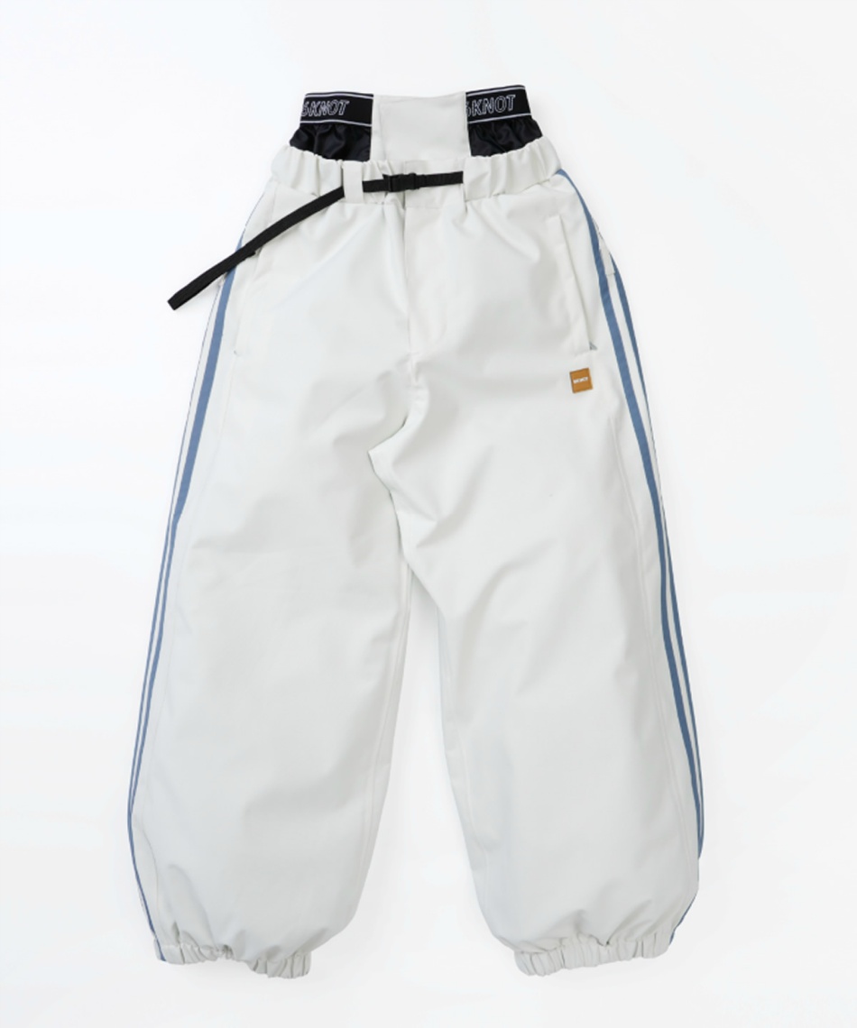 6KNOT スノボー　ウェア　パンツ　ホワイト　Mサイズ ☆ 25-26 6KNOT BRIGHT PANEL PANTS カラー:IVORY 6K2504 シックス