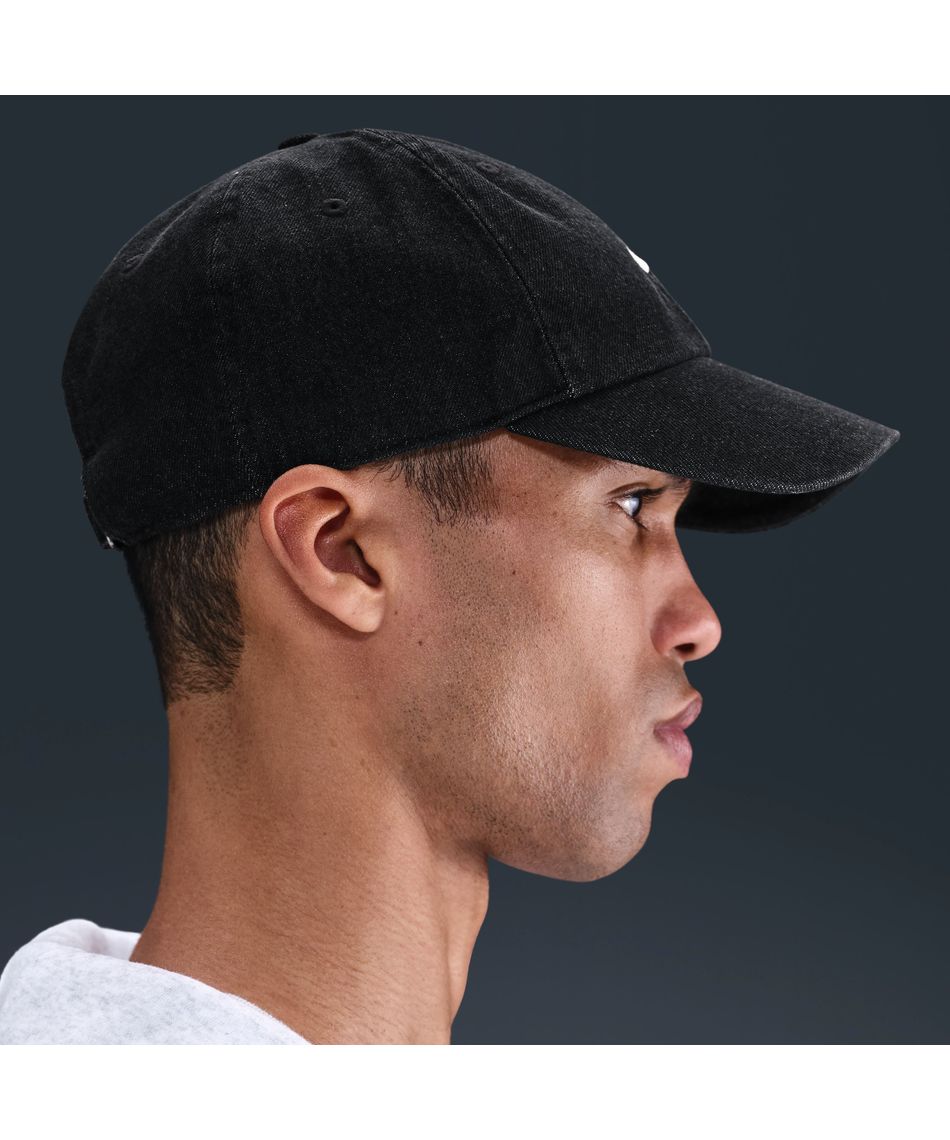 ハイスタンダードブラックデニムキャップ ナイキ(NIKE) 帽子 キャップ クラブ アンストラクチャード デニム