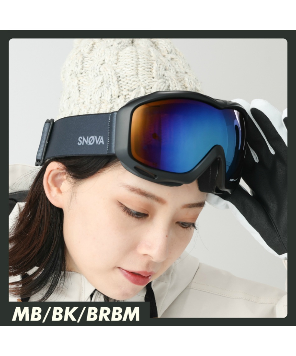 SNOVA スキー スノーボードゴーグル レディース GOGGLE SBV-935