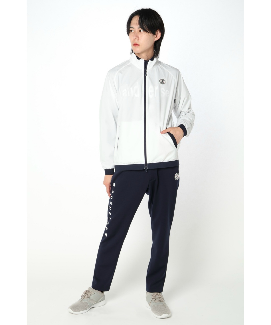 新品タグ付き　and per se ゴルフウェア　ブルゾン　長袖 アンパスィ(and per se) ゴルフウェア ブルゾン マルチウェザーJK