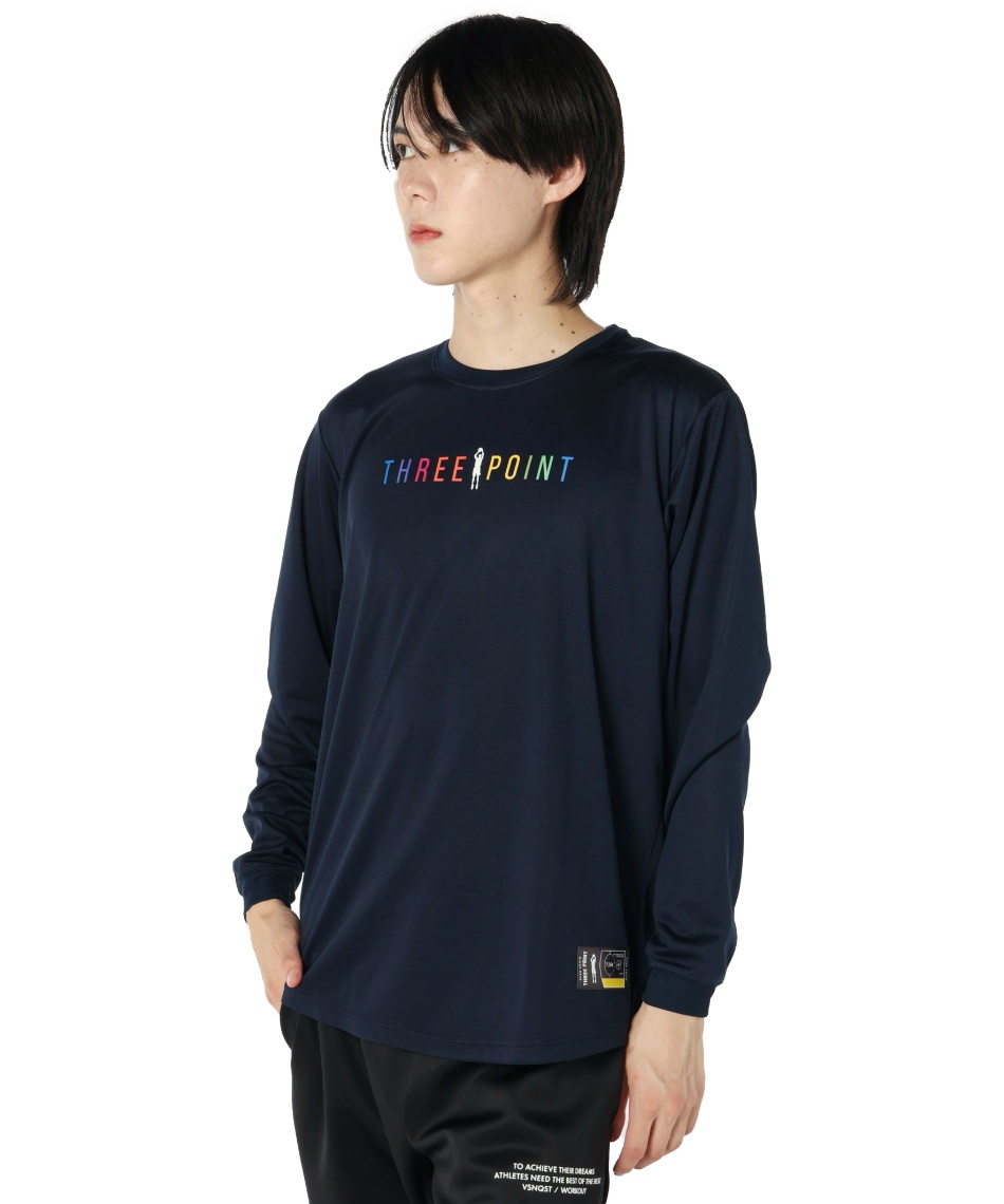 バスケットボール 長袖シャツ 長袖 レインボーロゴTシャツ TP570414E04