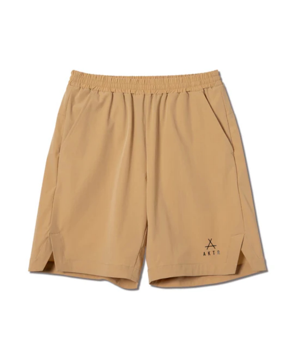 獲得ポイント81pt 10% OFF/SALE 【送料無料】アクター(AKTR) バスケットボール ハーフパンツ TRILINE 6.5-INCH SHORTS BG 225-005002 メンズ レディース BEIGE M