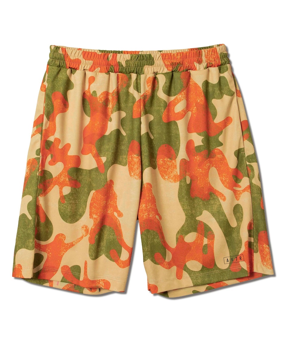 獲得ポイント78pt 【送料無料】アクター(AKTR) バスケットボール ハーフパンツ PLAY CAMO 6.5-INCH SHORTS 225-013002 メンズ BEIGE M