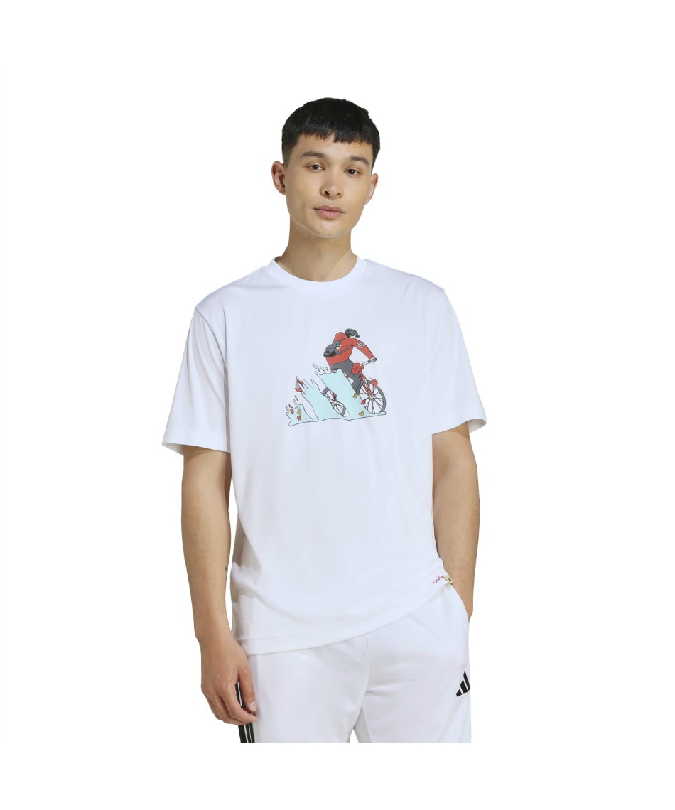 アディダス(adidas) Tシャツ 半袖 クライマクール ドゥードル ハント