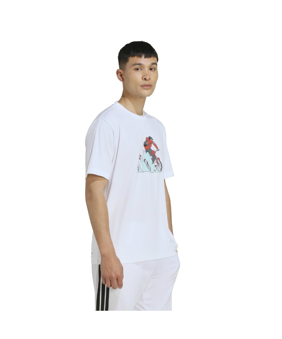 Tシャツ 半袖 クライマクール ドゥードル ハント バイク グラフィック