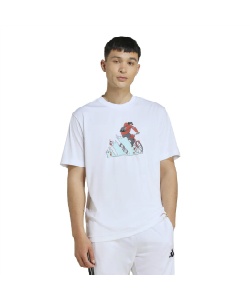 Tシャツ 半袖 クライマクール ドゥードル ハント バイク グラフィック