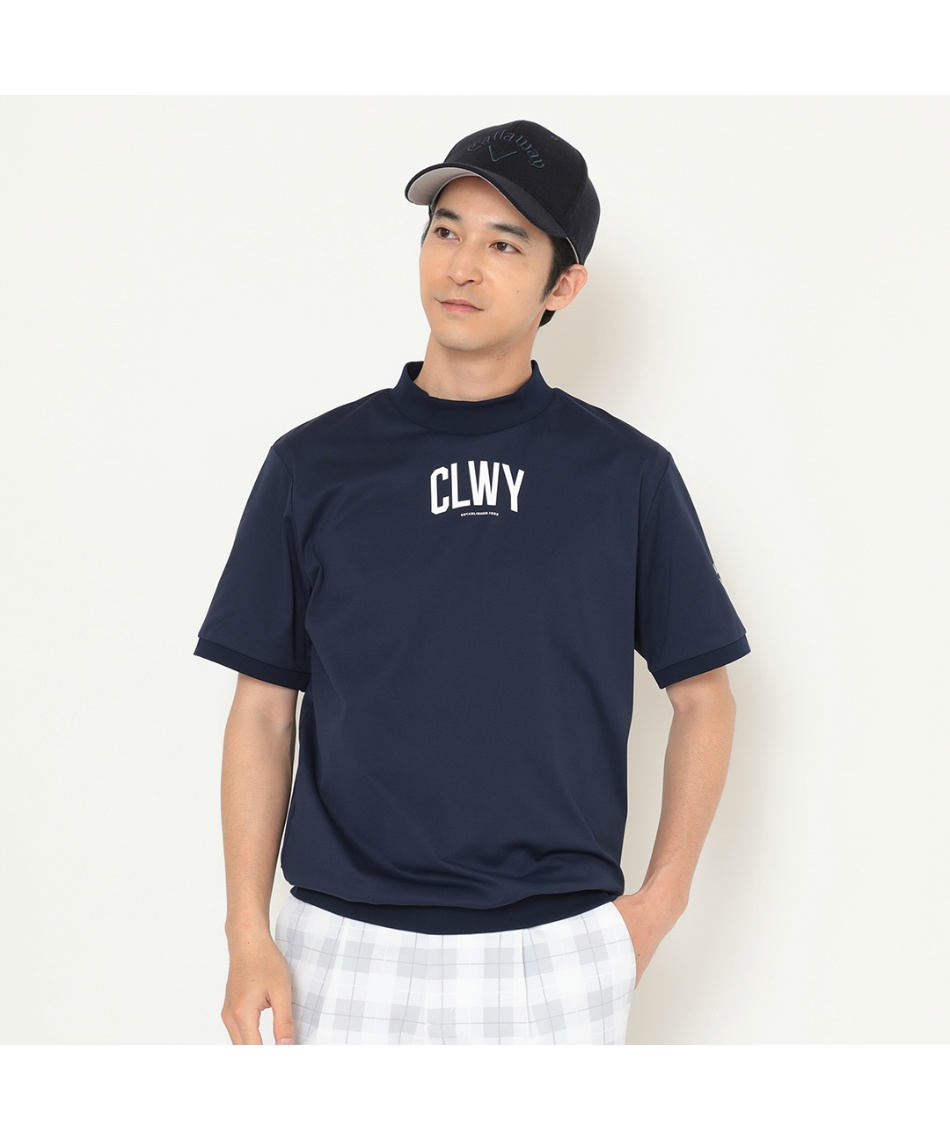 Callaway - Callaway キャロウェイ ロゴ モックネック 半袖 シャツ ゴルフ ウェア 楽天市場】キャロウェイ ゴルフウェア ロゴジャガード半袖モック