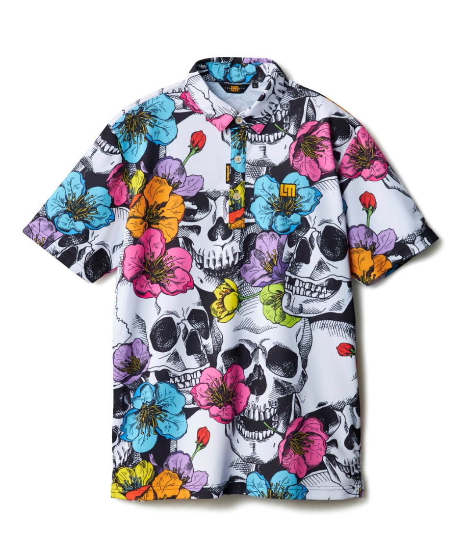 獲得ポイント104pt 12% OFF/SALE 【送料無料】ラウドマウス(LOUDMOUTH) ゴルフウェア ポロシャツ 半袖 柄半袖シャツ 775602 【ご自宅配送限定】‥ メンズ 452 LL