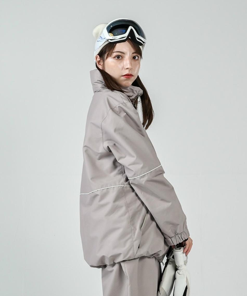 【新品未使用】ネイビー ストライプ スノーボードウェア UNFRM ユニフォーム スノーボード ウェア ジャケット ユニセックス JK