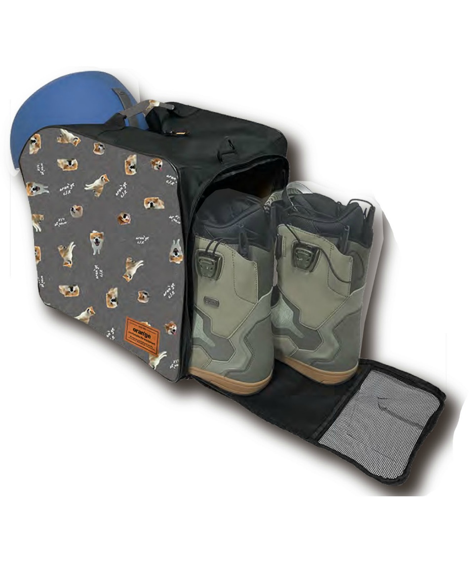 l|Cg54pt yzIW(ORAN'GE) Xm[{[hu[cP[X DELUXE BOOTS BAG fbNXu[cobO 040146 AKITA INU