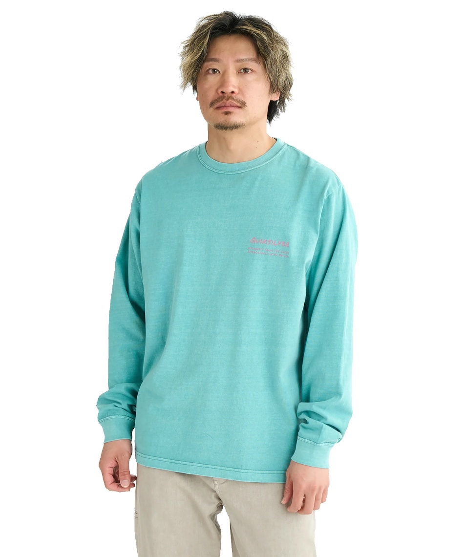 獲得ポイント50pt 9% OFF/SALE 【送料無料】クイックシルバー(QUIKSILVER) Tシャツ 長袖 PG HAND DRAWN LT 長袖Tシャツ QLT254002 【国内正規品】 メンズ GRN L