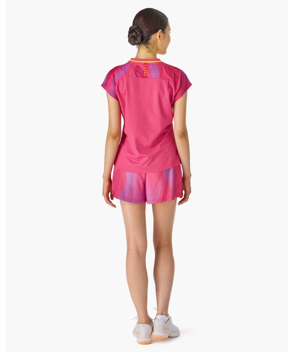 ヨネックス ピンク グラデーションパンツ　L ヨネックス(YONEX) テニスウェア バドミントンウェア ショートパンツ