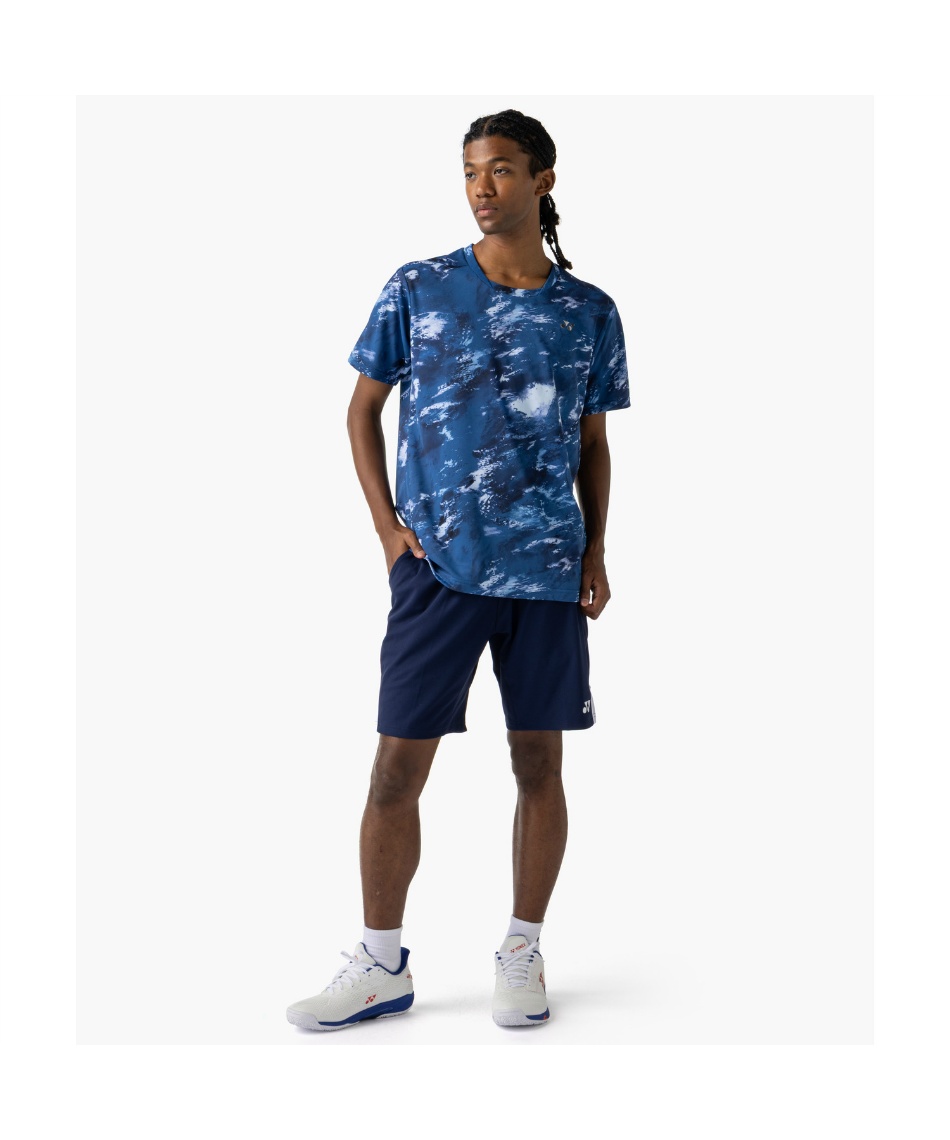 YONEX ヨネックス　ハーフパンツ　ワウリンカ　青 ヨネックス(YONEX) テニスウェア バドミントンウェア ショートパンツ