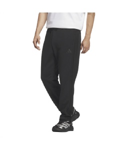�l���|�C���g55pt �y���������z�A�f�B�_�X(adidas) �X�|�[�c�E�F�A �W���[�W �����O�p���c 3 STRIPES REGULAR FIT DOUBLE KNIT OPEN HEM TRACK PANT KR6436 DP187 �����Y BK�^BK 2XL