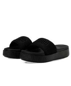 �l���|�C���g885pt �y���������z�v�[�}(PUMA) �V�����[�T���_�� �E�B�����Y �v���b�g�t�H�[�� �X���C�h UM �T���_�� 407407-01 ���f�B�[�X BK 24�D0